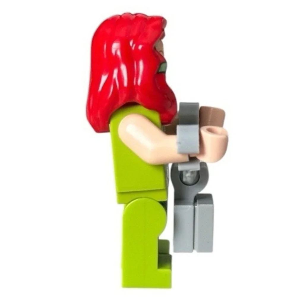 Lego Poison Ivy Hair Over Shoulder Super Heroes Handcuffs with Lock Minifigure